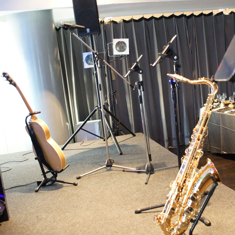 Ambiance musicale lors d'une réception privée